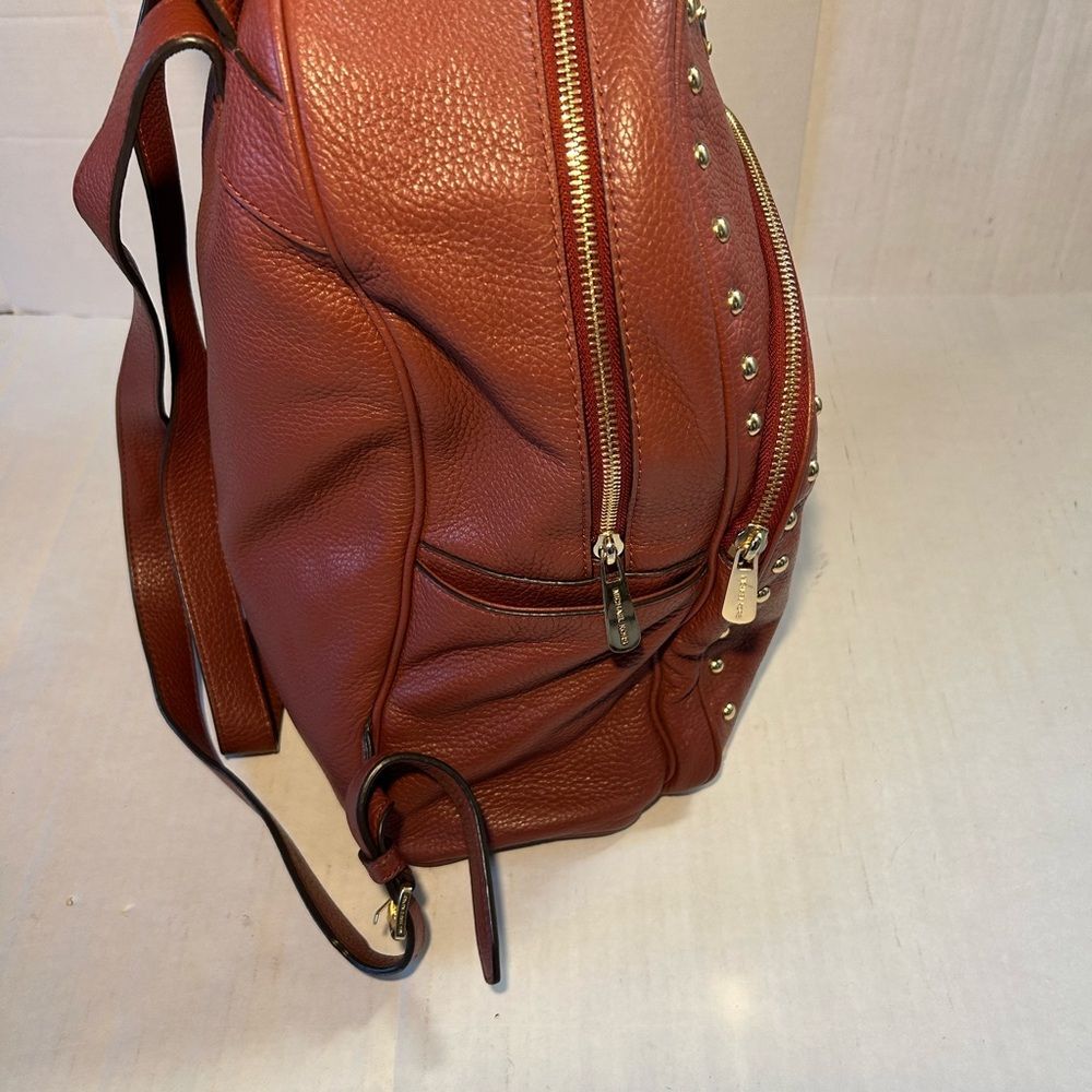 Michael Kors Abbey Studded Leather Backpack - Picture 5 of 15